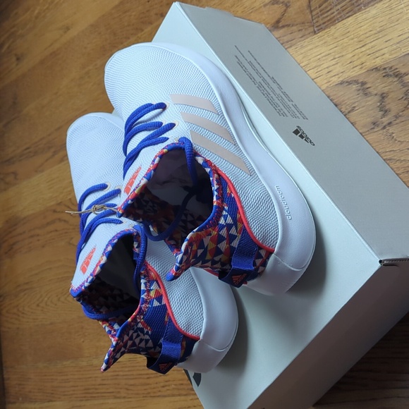 NIB FARM Rio Cloudfoam Pure SPW Shoe Adidas Collaboration Women's Size 9 White - Picture 2 of 14
